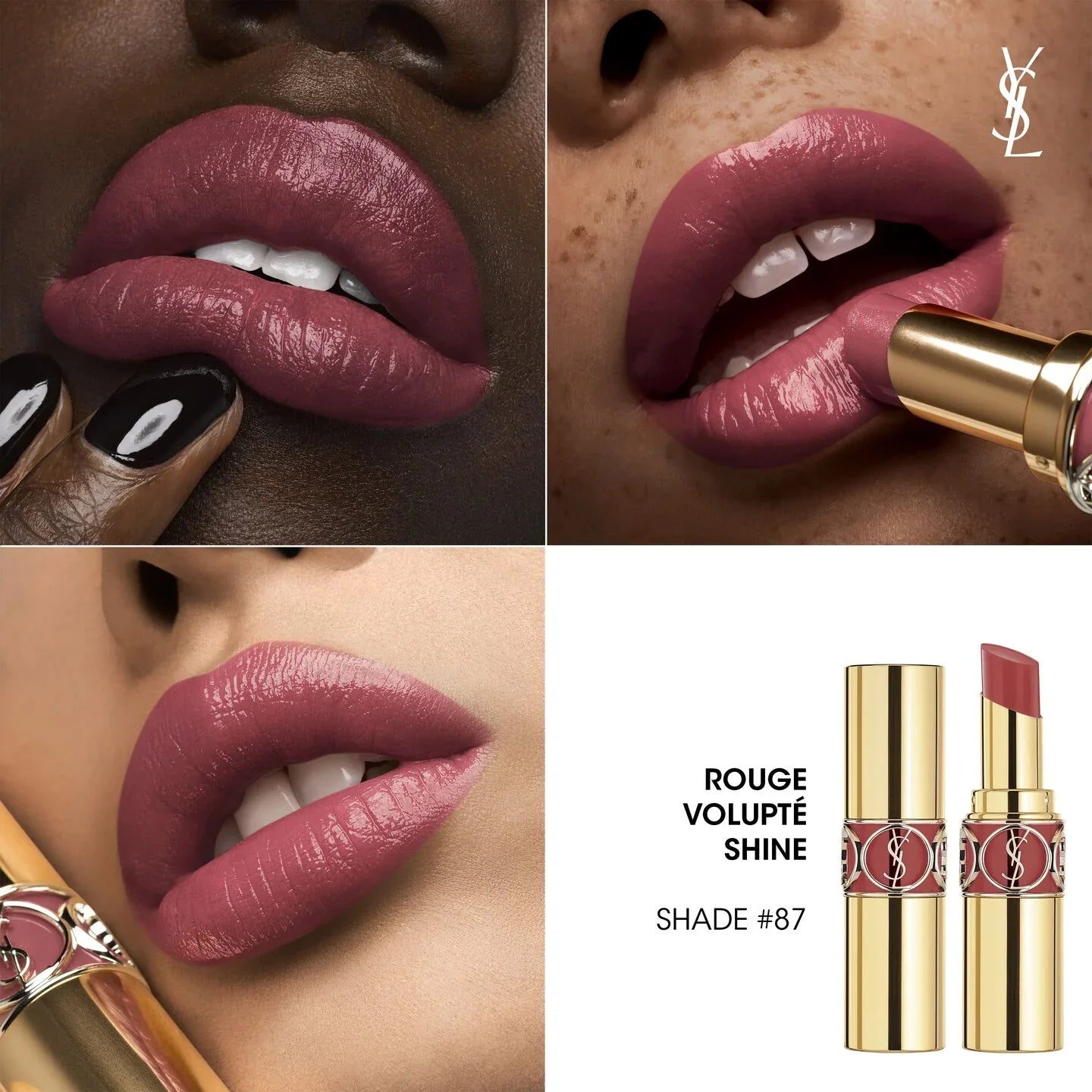 Batom Brilhante Hidratante Rouge Volupté Shine