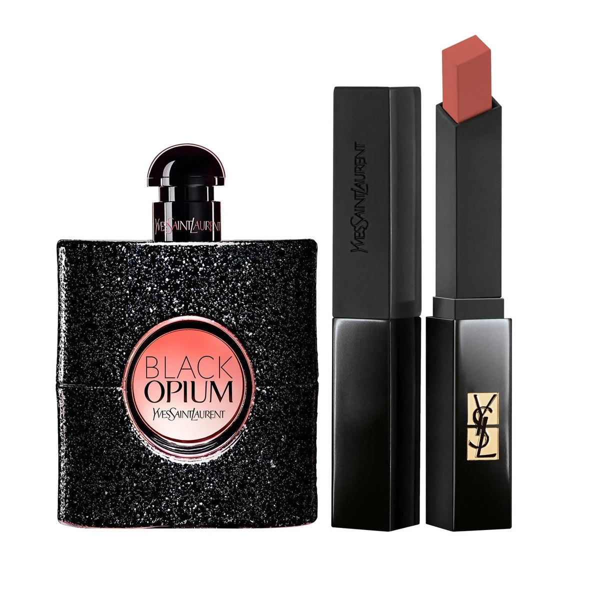Kit Rouge Pur Couture The Slim Velvet Radical + Black Opium EDP